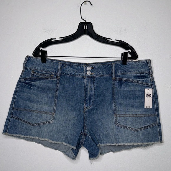 NWT Pilcro x Anthropologie The Wanderer Denim Jean Shorts Size 33 - Picture 12 of 12